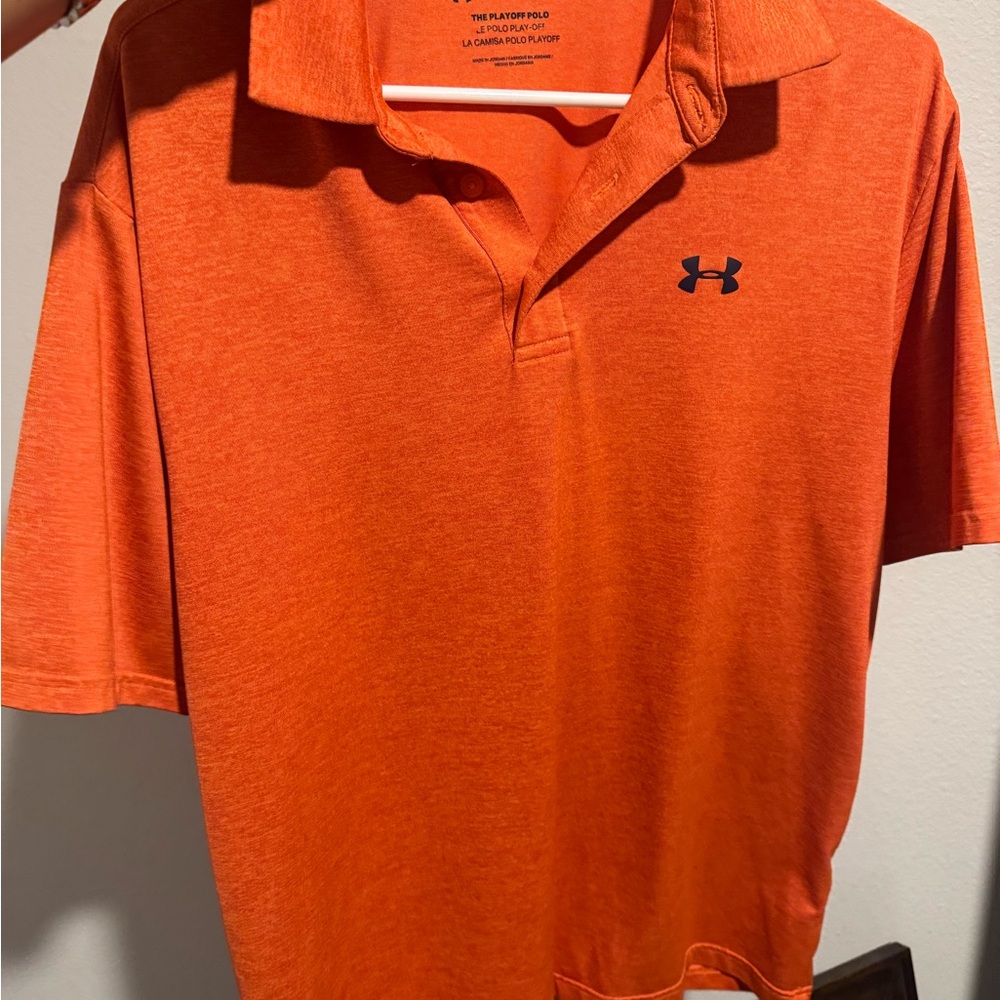 Under Armour Men's Bright Orange Polo